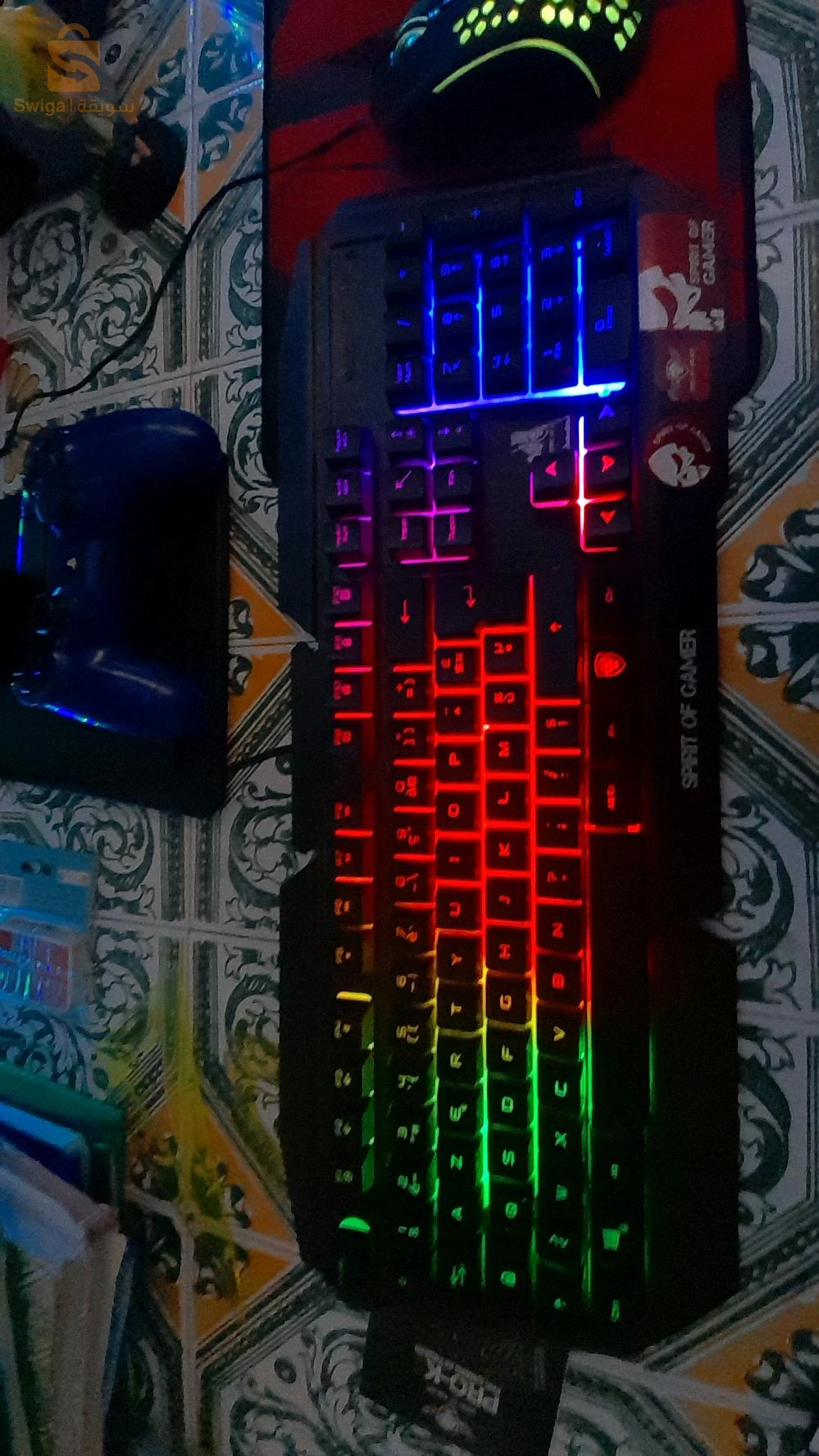 Clavier gamer rgb mecanique , spirit of gamer pro k5