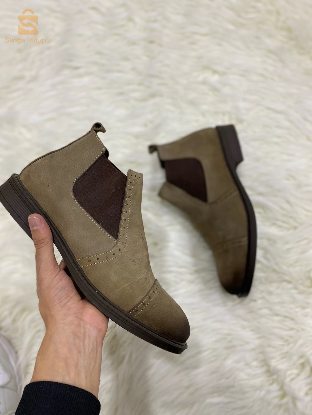 بوتس شتاء طبي  جلد حقيقي للطلب اتصل على الرقم 0665665310