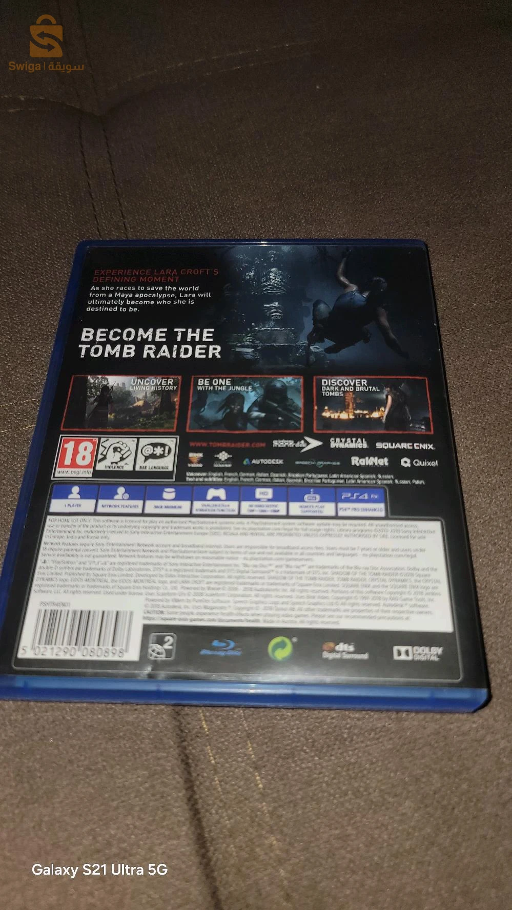 shadow of the tombe raider cd ps4