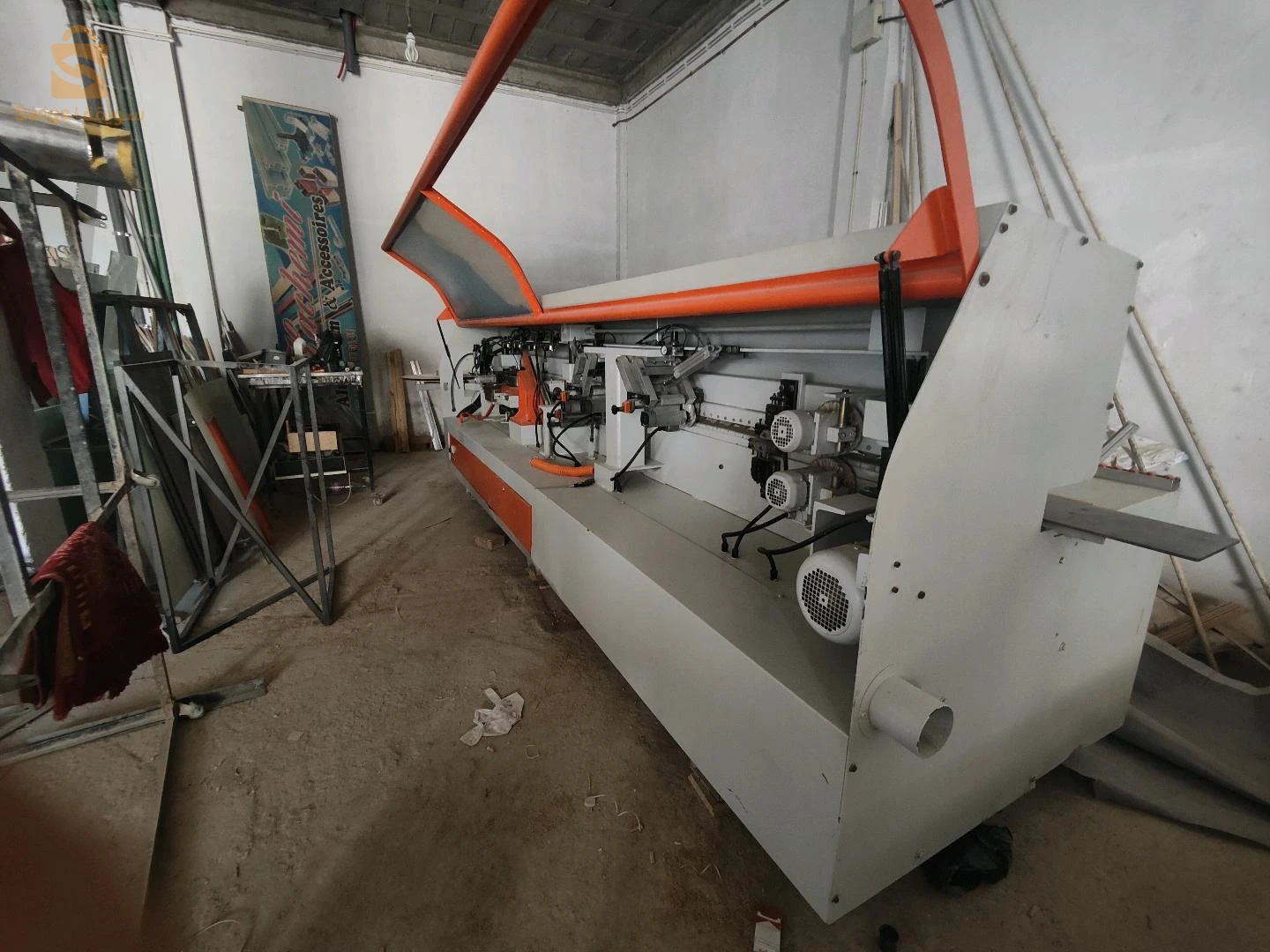 presse munbrane vaccum CMA CNC 180*400 plaqueuse de cham 5 opération