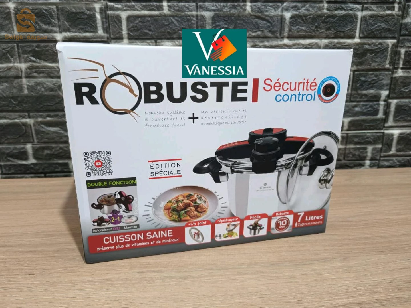 Cocotte 2an1 marque robuste 7L