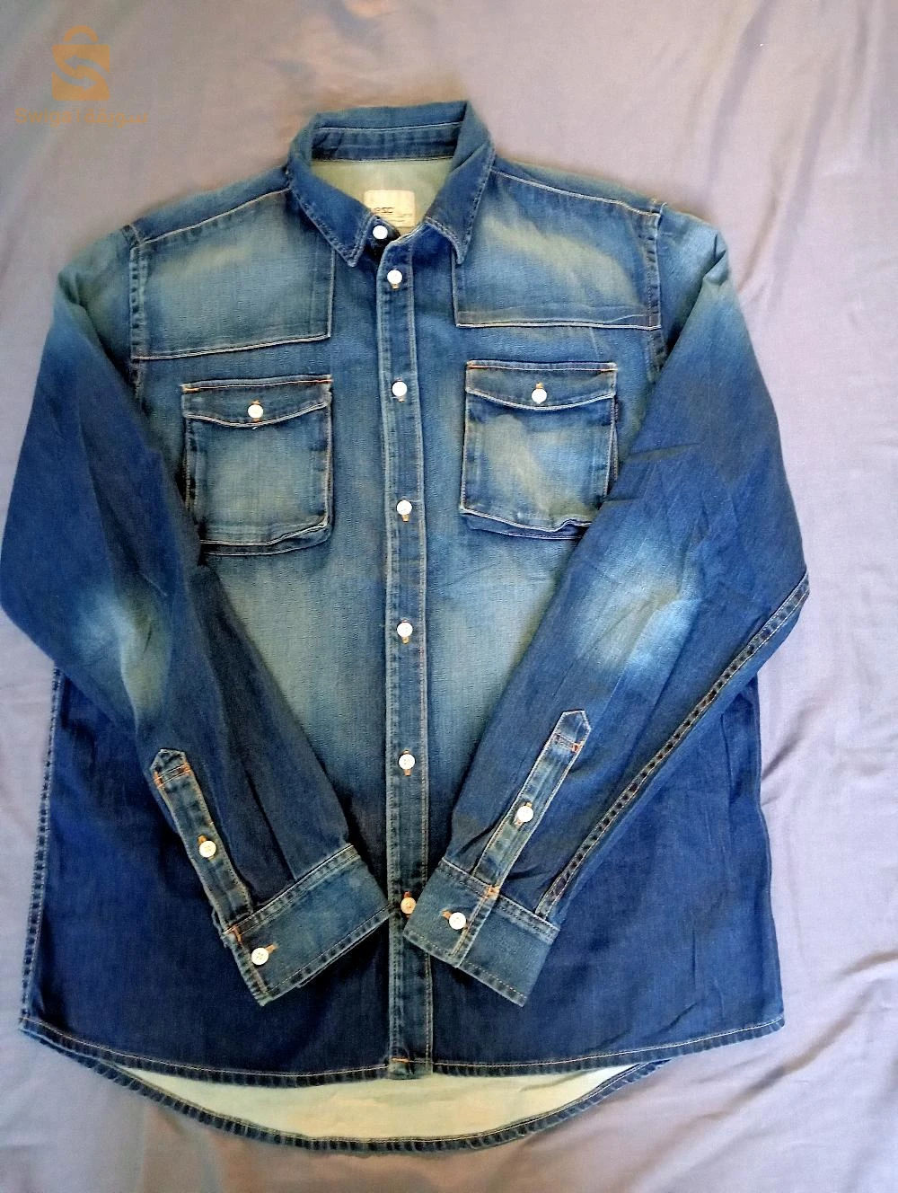 chemise jean original état neuf taille L large XL