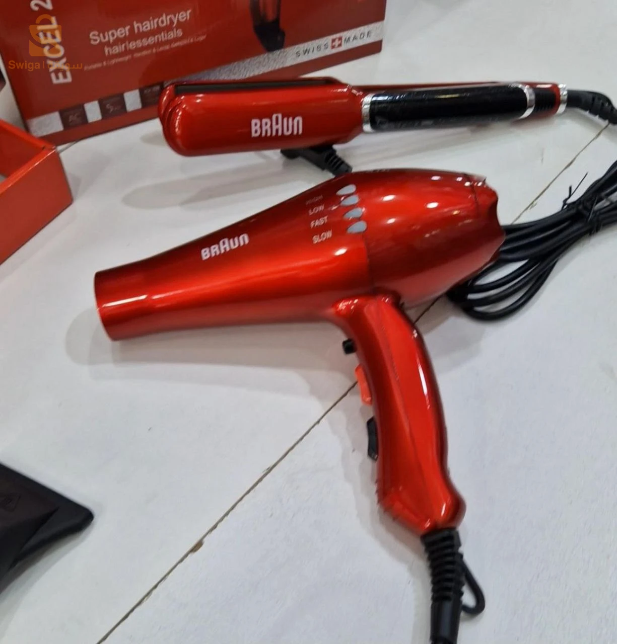 Pack lisseur +séchoir Braun copie Rouge 1