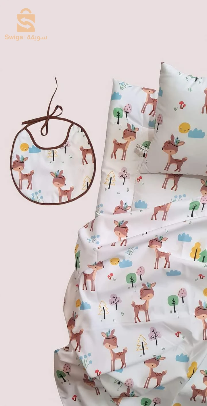 مجموعة جديدة 🦌🌲🌞 تتكون من أربع قطع، قماش نوعية رفيعة لراحة أطفالكم

#trousseau #bébé