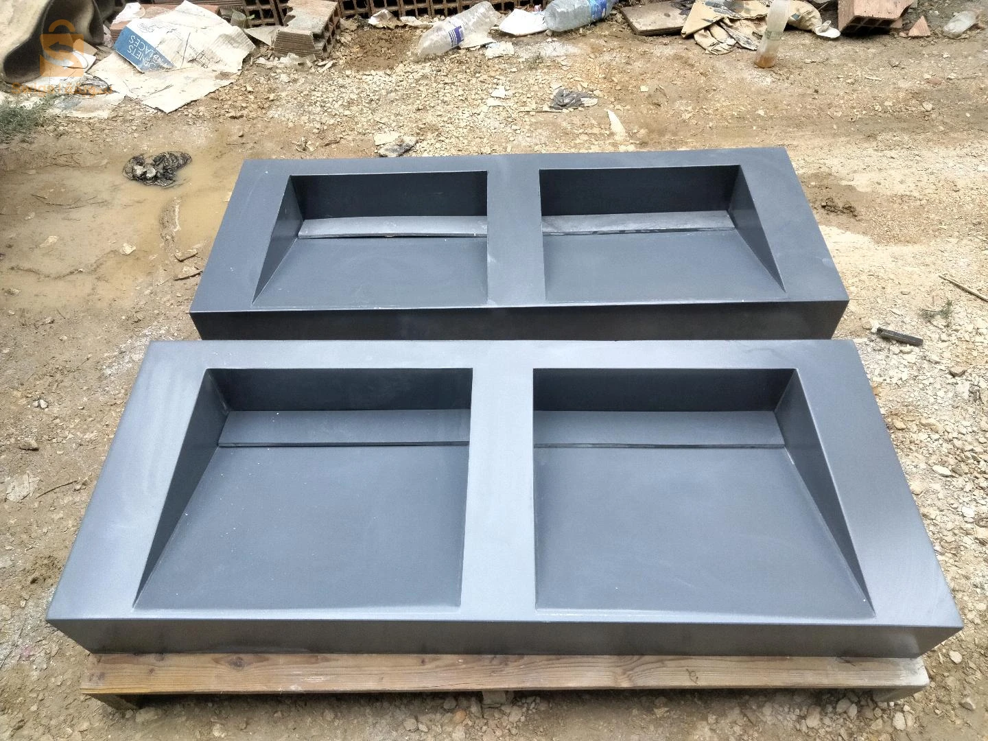 vasque salle de bain lavabo et receveur de douch / sur mesure en corian / solid surface / oshung brand