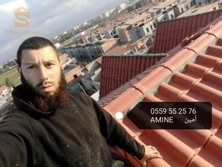 تركيب القرميد و الأسقف الخشبية و إعادة الترميم مع إمكانية التنقل بين الولايات 0781815912