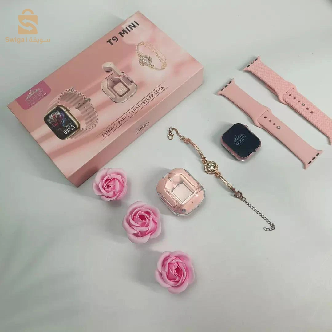 مواصفات الساعة الذكية:حجم الشاشة: شاشة مربعة 1.83 بوصةالمعالج: RTL8763EWEالدقة: 240 * 284مقاومة الماء: IP67إصدار البلوتوث: 5.2سعة البطارية: 230 مللي أمبيرالتطبيق: Da Fitالتوافق: يدعم أندرويد 5.0 وما فوق؛ آبل iOS 9.0 وما فوقالوظائف:مكالمات البلوتوث، تدريب التنفس، معدل ضربات القلب الديناميكي وتحليله، ضغط الدم، الأكسجين في الدم، مراقبة النوم (من الساعة 22:00 مساءً إلى 8:00 صباحًا)، عداد الخطوات، تذكير الخمول (في التطبيق)، تذكير الشرب، التحكم عن بعد بالكاميرا، الطقس، التحكم بالموسيقى، واجهة ساعة قابلة للتخصيص، منبه تذكير.رفض المكالمات/الرسائل القصيرة، رفض المكالمات، مساعد صوتي ذكي، آلة حاسبة، 4 ألعاب