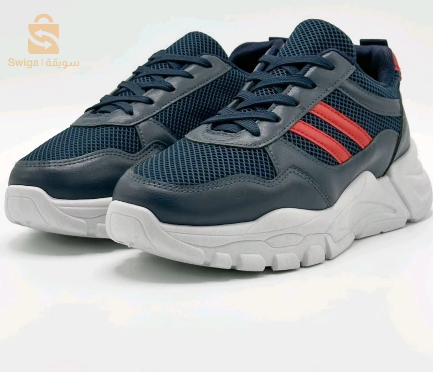 Chaussure streetwear casual confortable semelle absorbante au chocs - BLEU NUIT