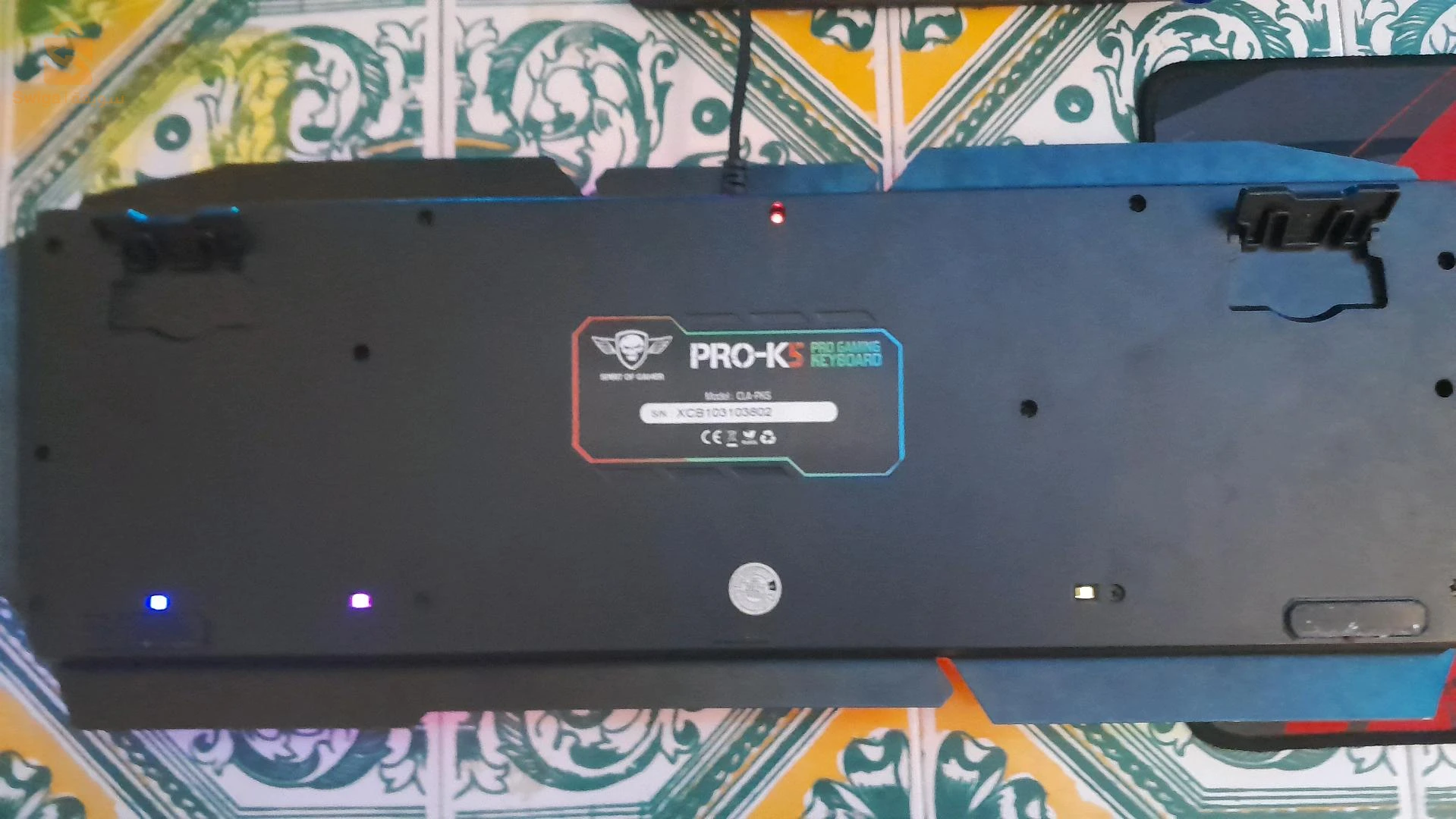 Clavier gamer rgb mecanique , spirit of gamer pro k5