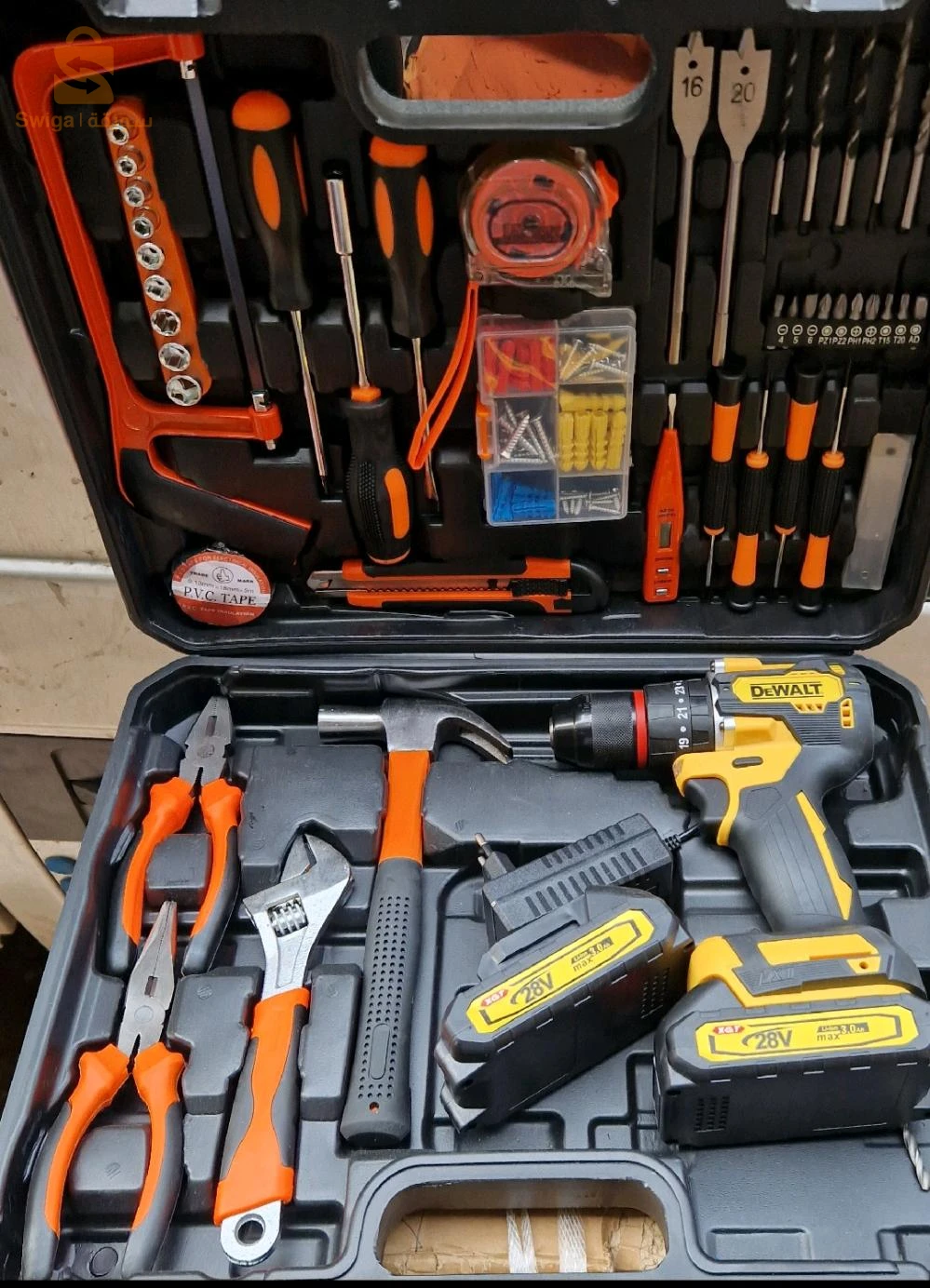 Caisse vissesue dewalt 28 volt