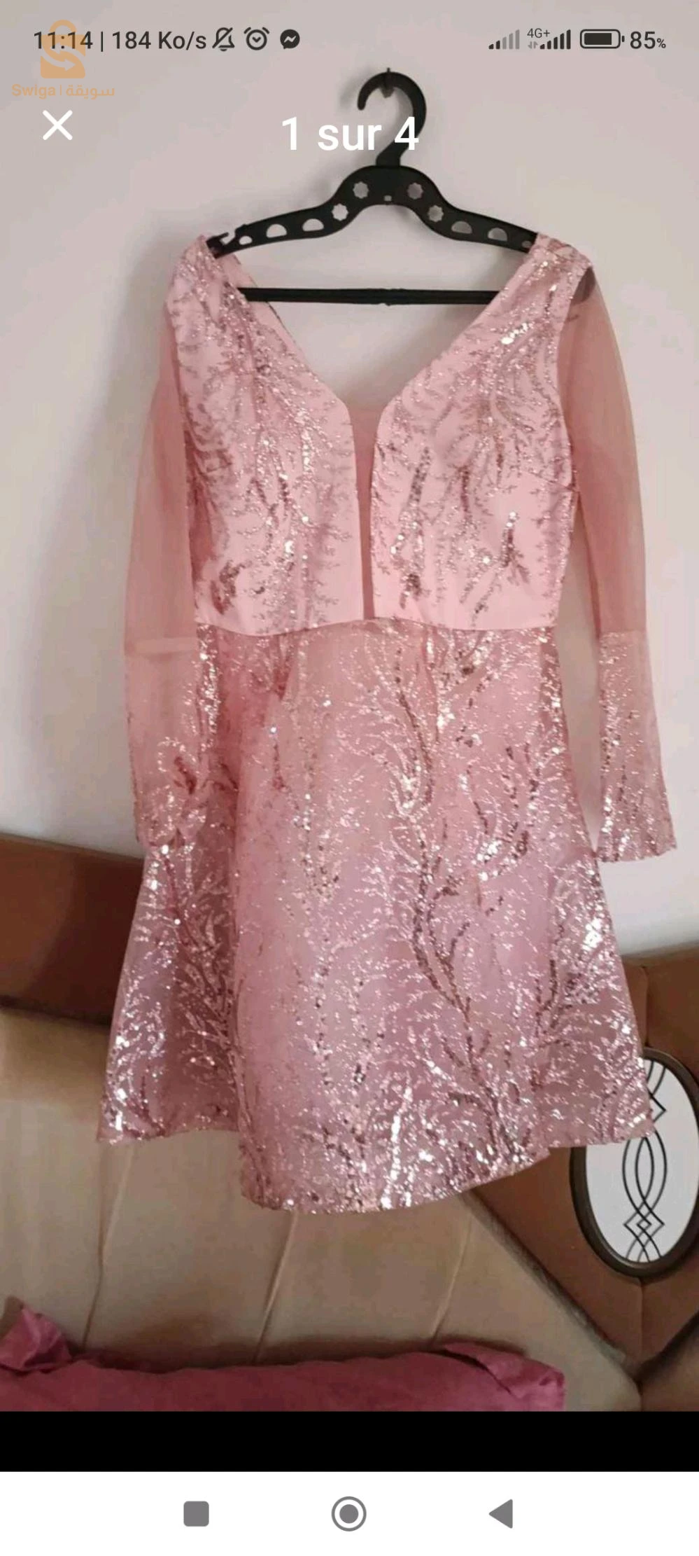 robe de soirée ou fiançailles tr chic nv model