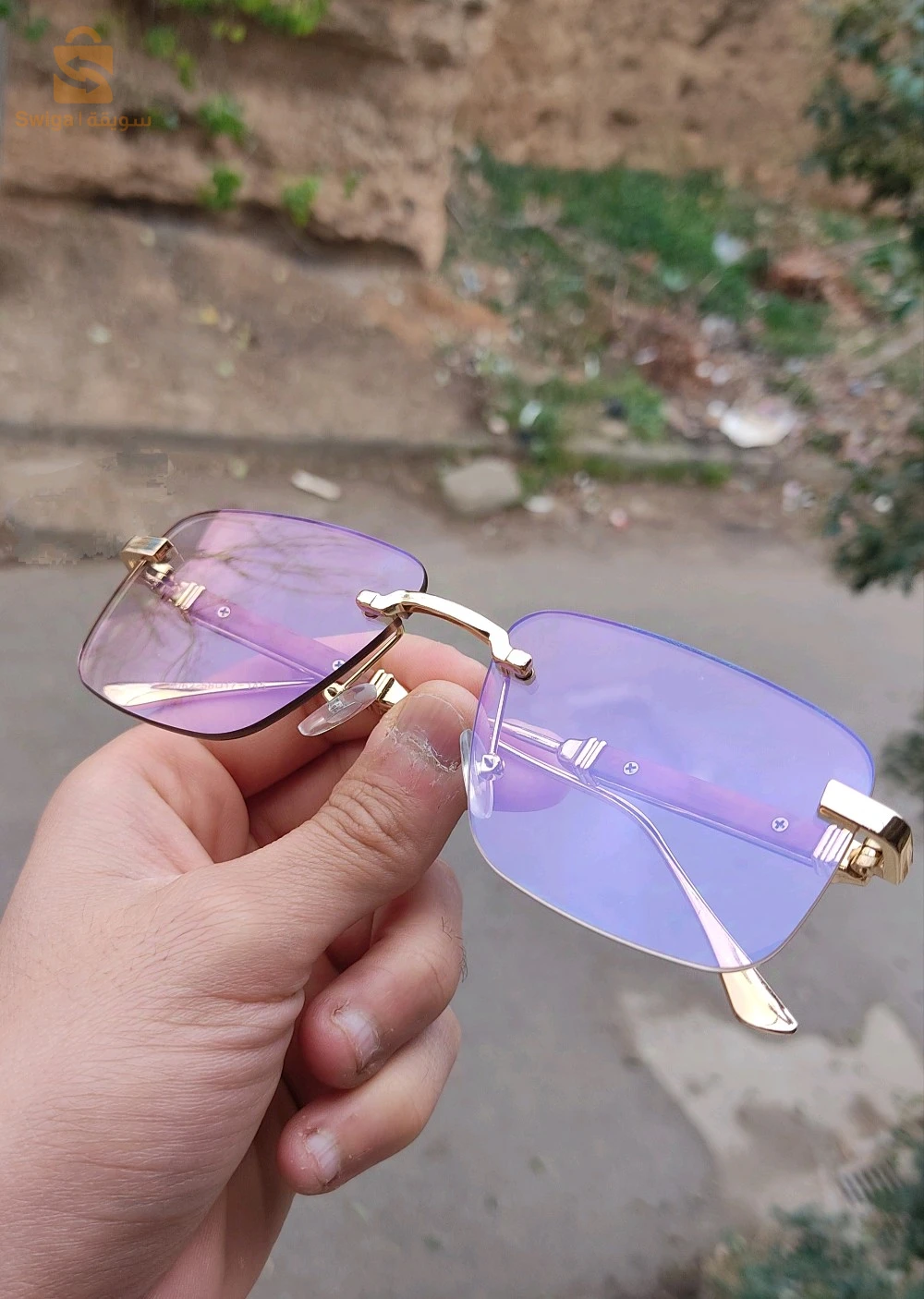 نظارات bleu bloc reposant