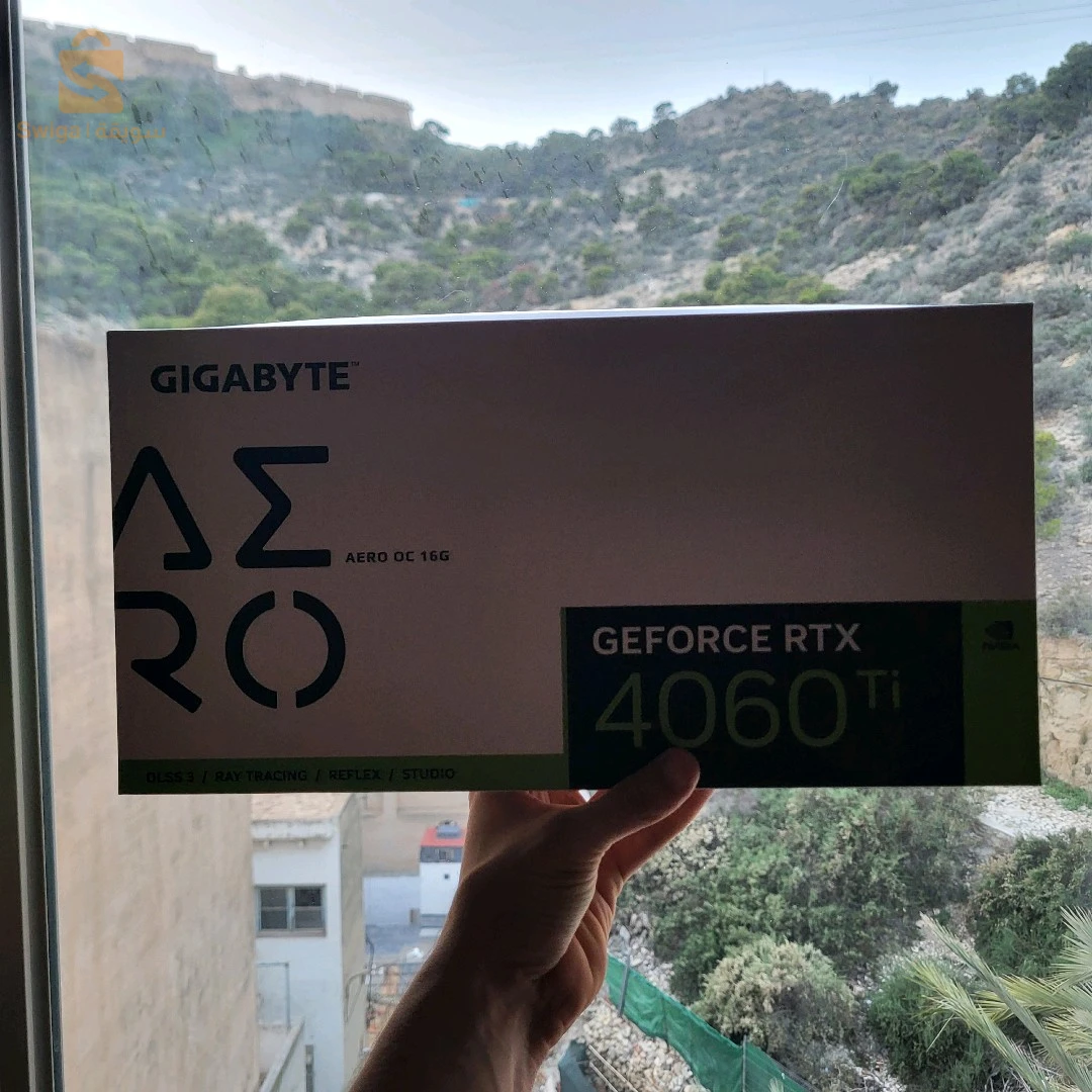 carte graphique Gigabyte NVIDIA GeForce RTX 4060 Ti AERO OC 16GB GDDR6 jamais utilisé