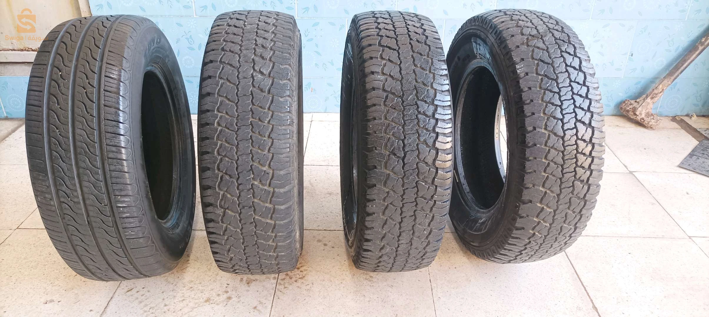 عجلات في حالة جيدة 205.70.R15