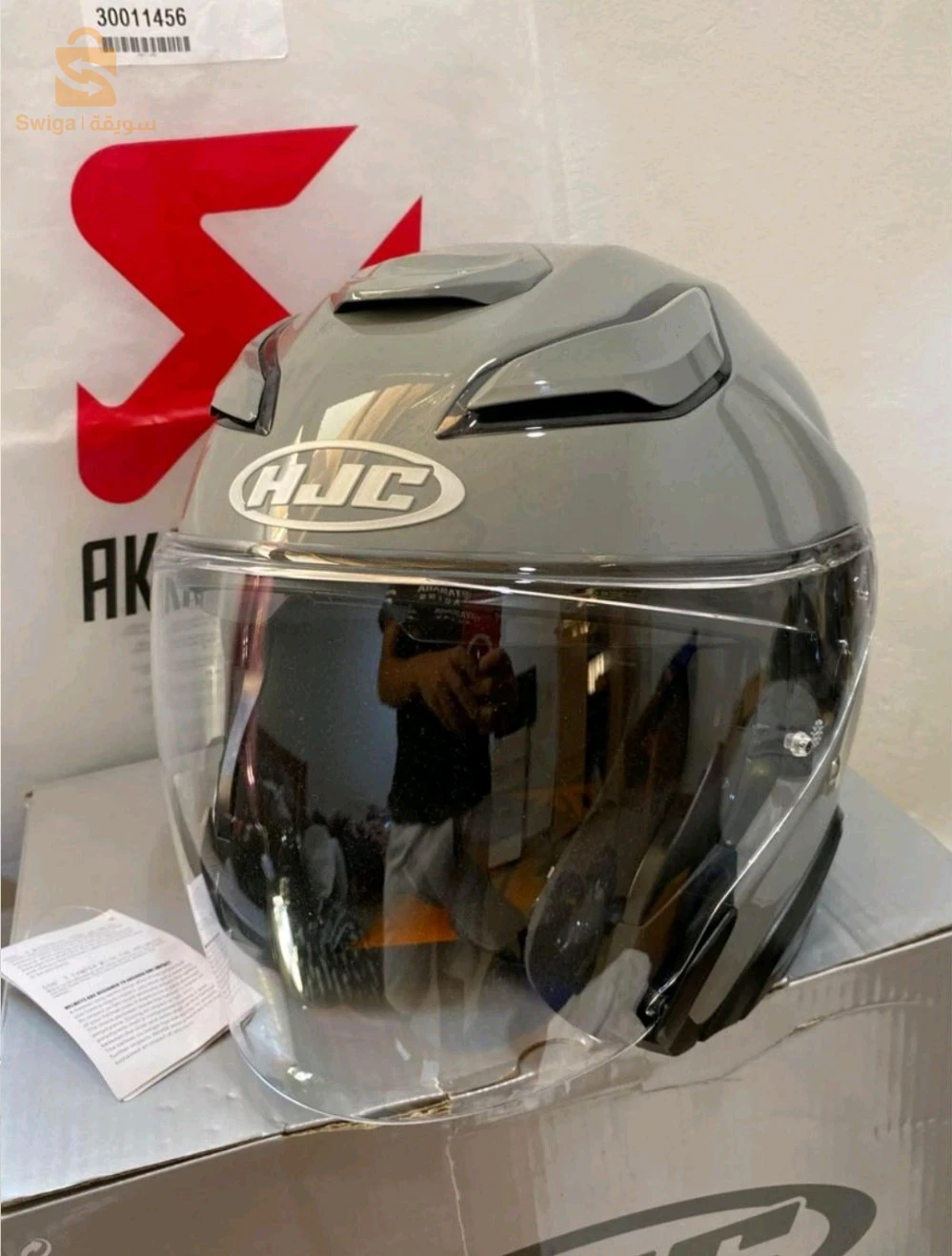 casque hjc F31 gris nardo