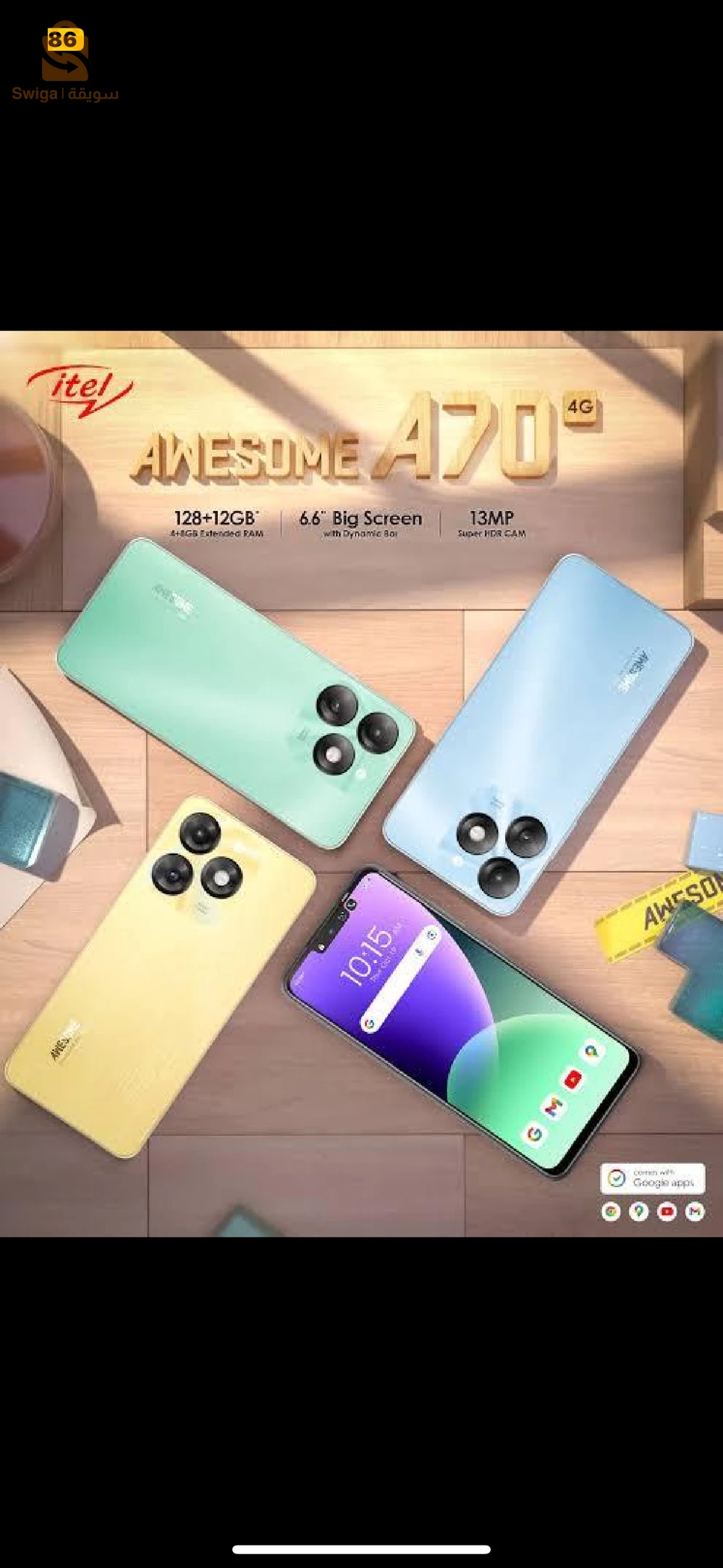 Smartphone awesome a70 original