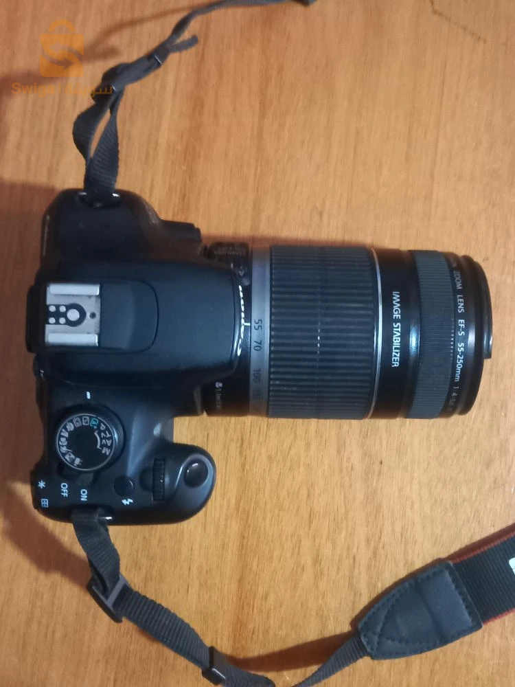 canon 1200 d 9k clik eta 9/10 +objective 55 -250 mm stm + batry original+chargeur original