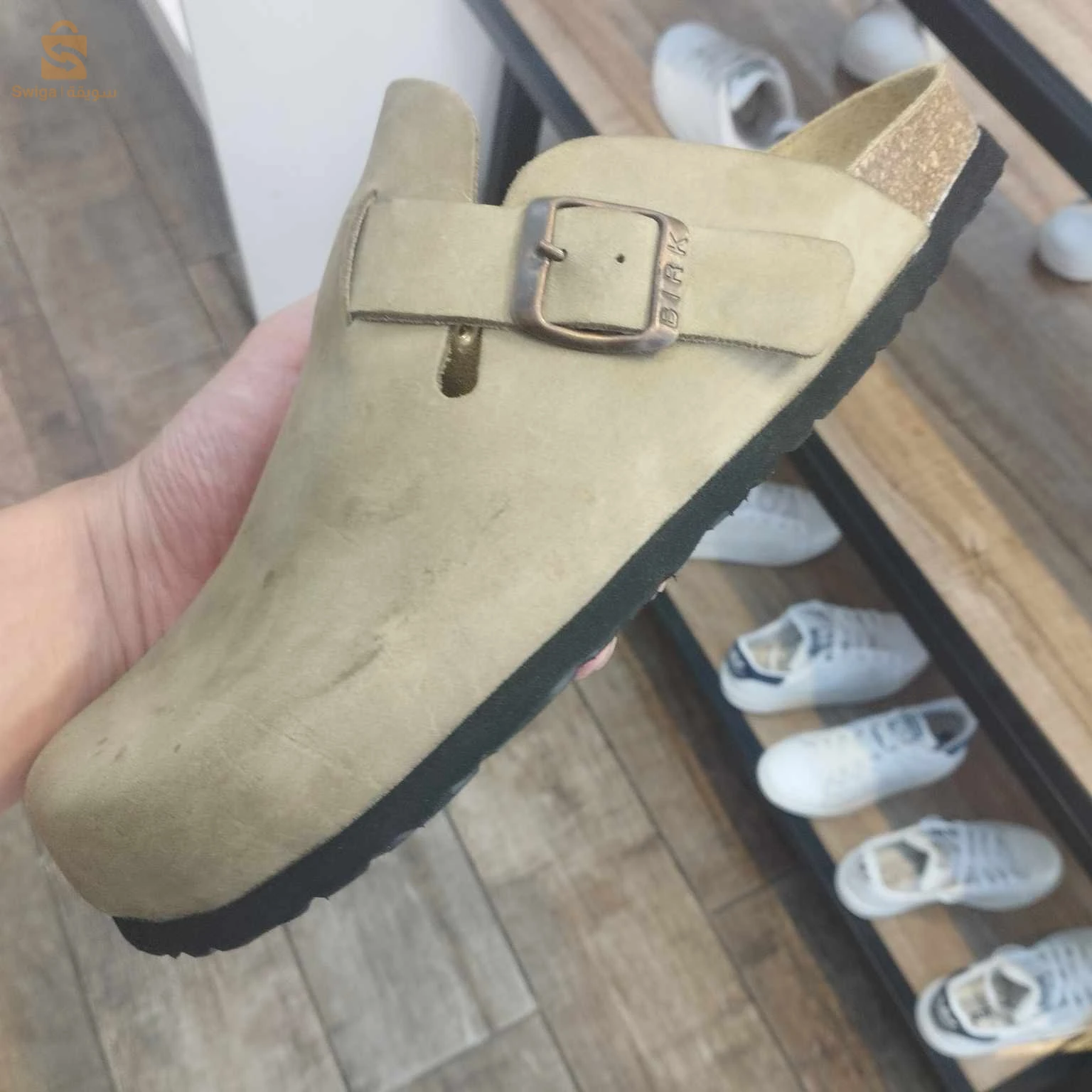 sabot cuir