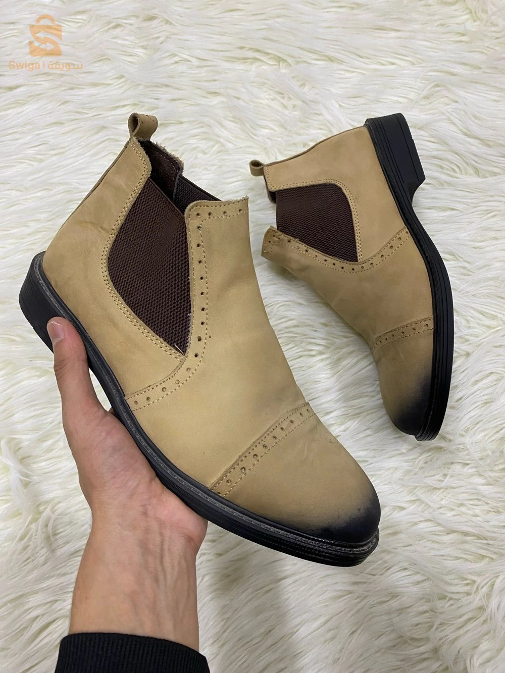 بوتس شتاء طبي  جلد حقيقي للطلب اتصل على الرقم 0665665310