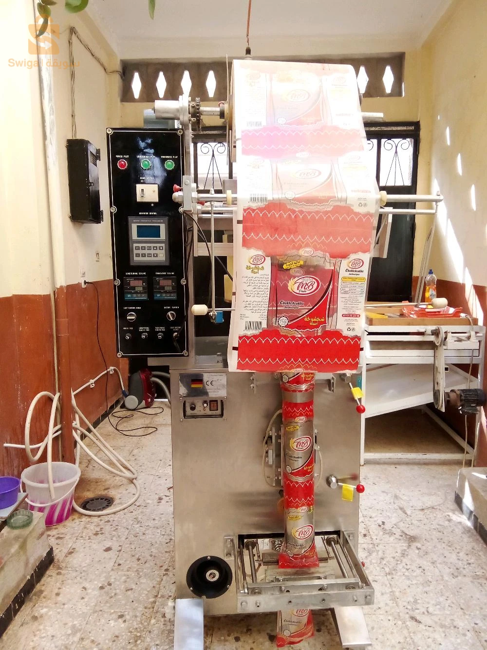 آلة تعبئة وتغليف الحبوب والعجائن