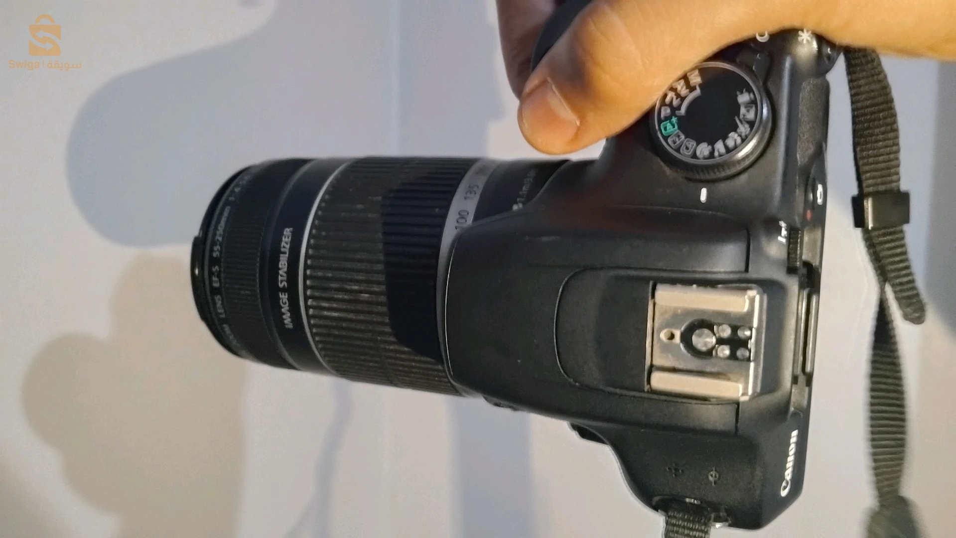 canon 1200 d 9k clik eta 9/10 +objective 55 -250 mm stm + batry original+chargeur original