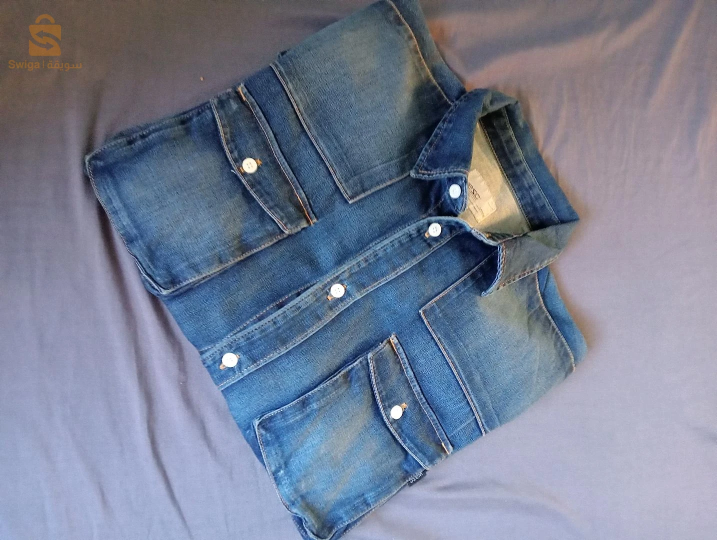 chemise jean original état neuf taille L large XL