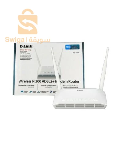 MODEM ROUTEUR ADSL2 D-LINK 300M S/F DSL-2750U +4S/3G P.USB