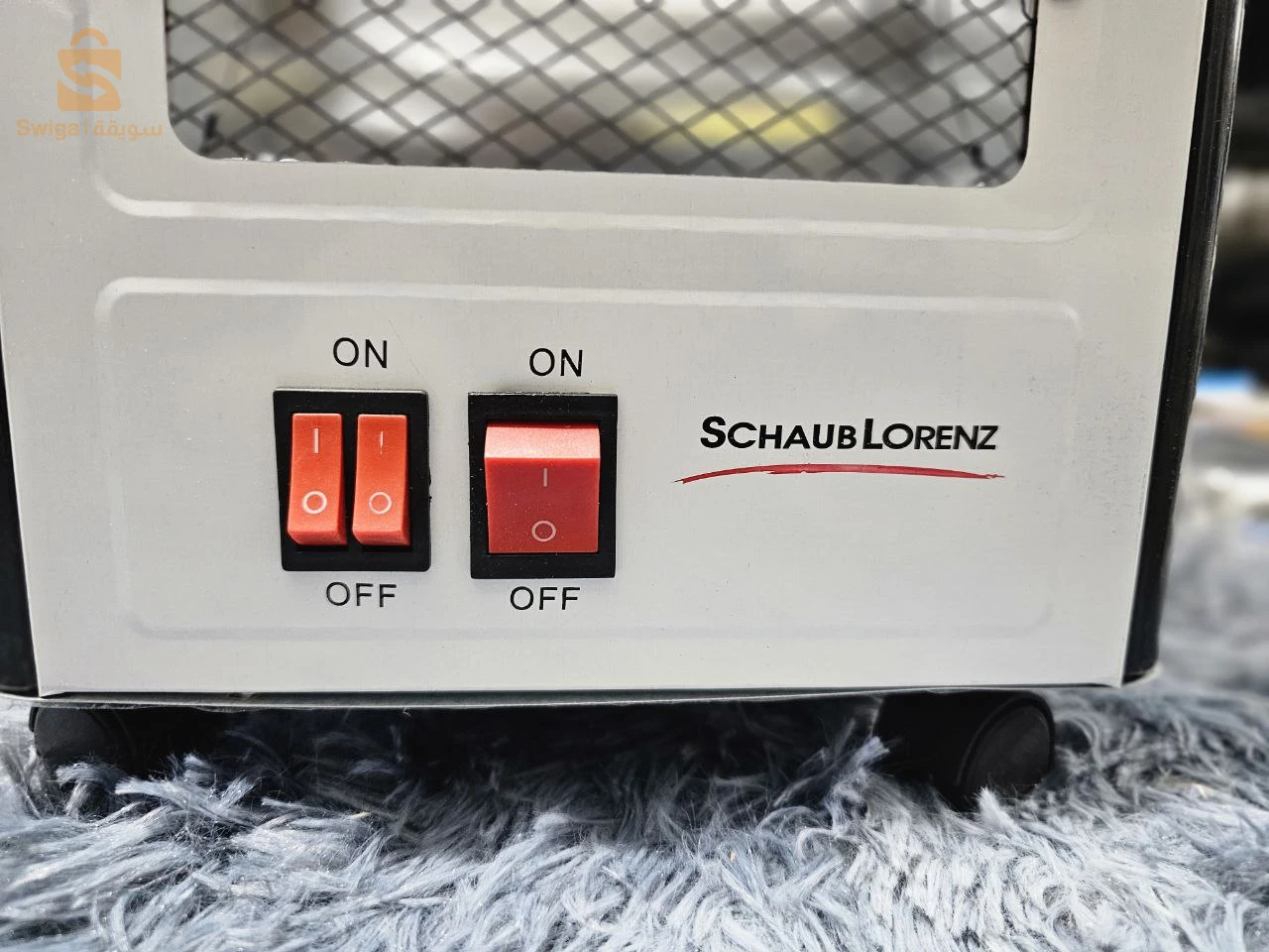 Chauffage Soufflant 2000 W, 360 Degrés, Électrique Eco, Faible Consommation avec 5 Poignées, 5 Modes (400 W-2000 W) - Blanc