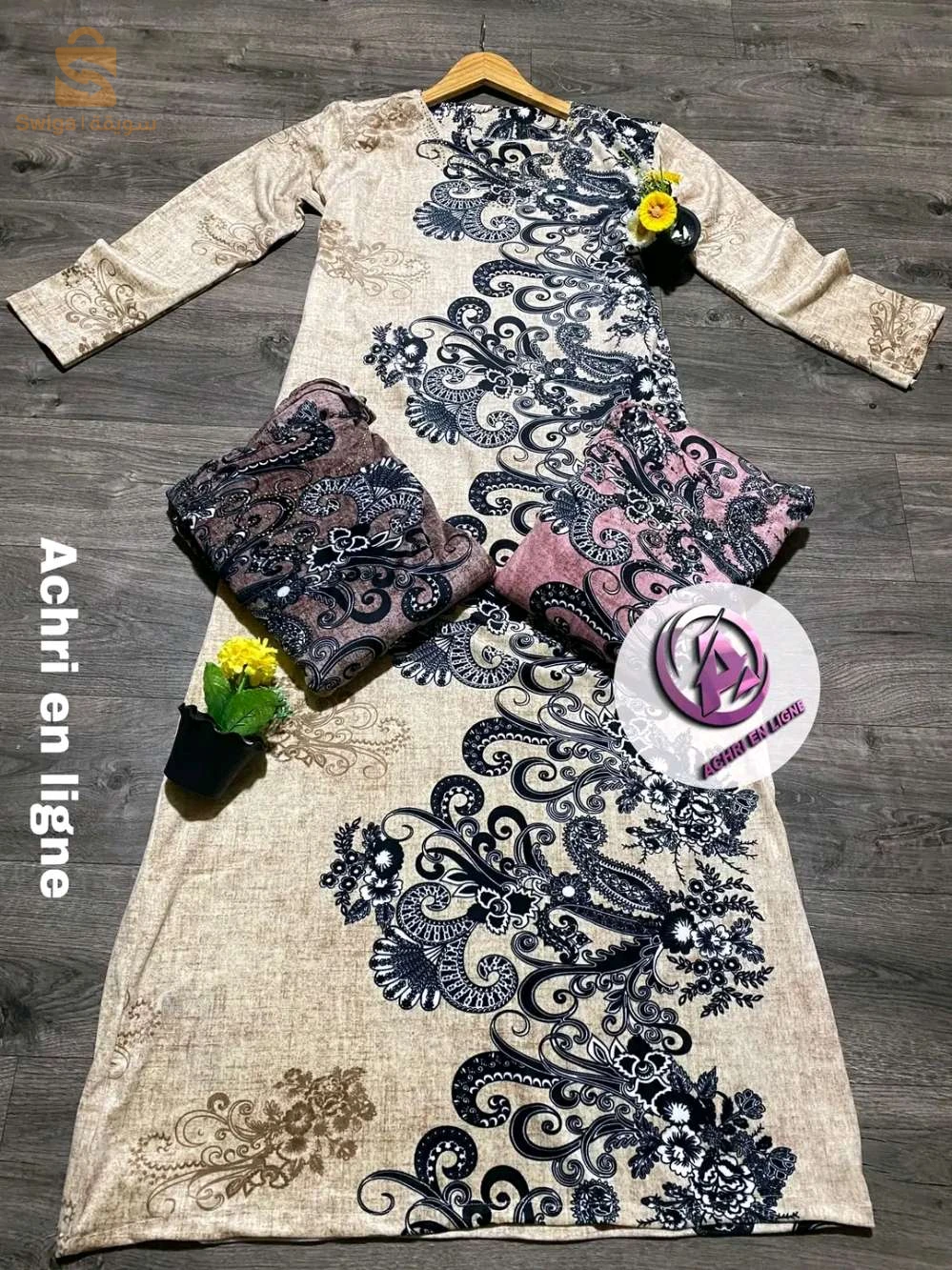 روبة نساء 180 دج للقطعة