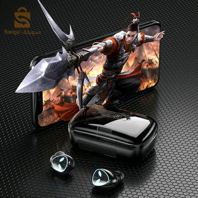 M20 Earbuds V5.3 Bluetooth Sans Fil et Power-Bank de Charge IPX7