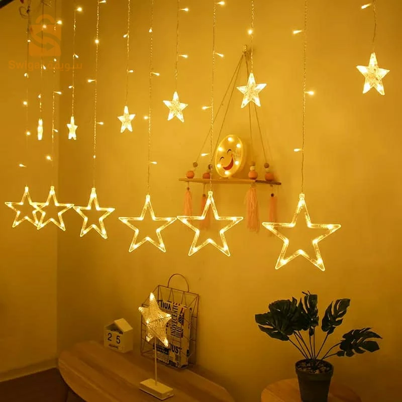 Guirlande lumineuse étanche LED décor pour salle, maison, fête de mariage, fenêtre