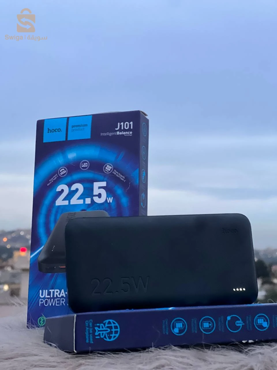 ultra-thin-power bnak hoco j101 origonal