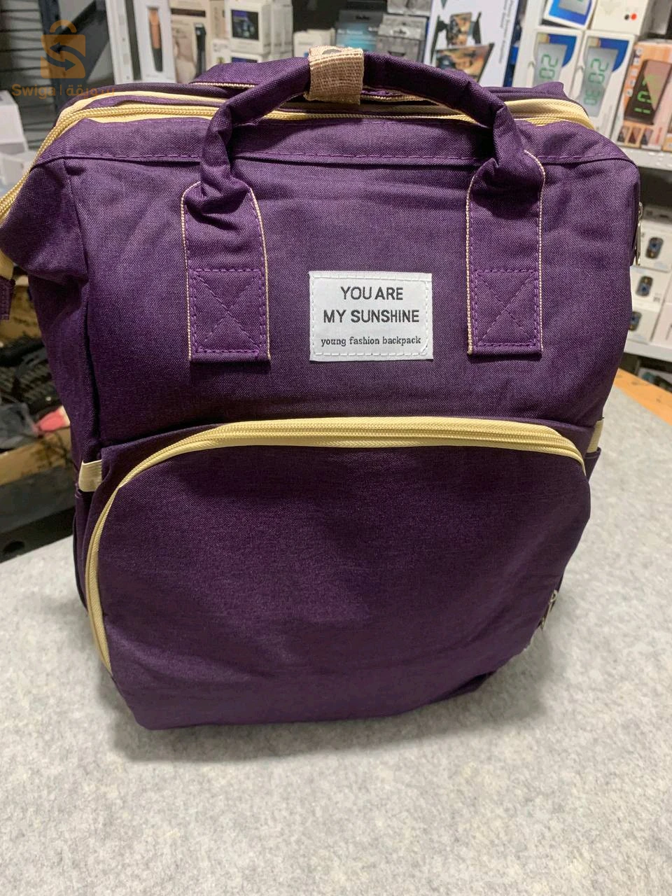 Sac à dos et landau pour bébé pliable 3in1