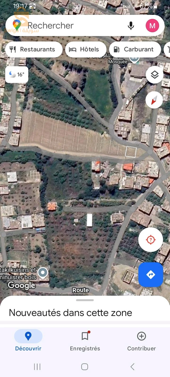 قطعة ارض بحي المربوني بوقرة