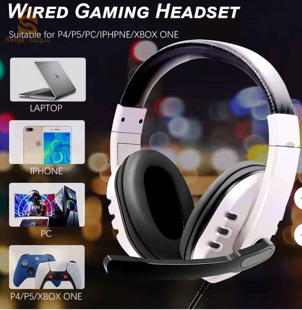 Casque Gaming Filaire 3en1 PS5/PS4/XBOX/PC