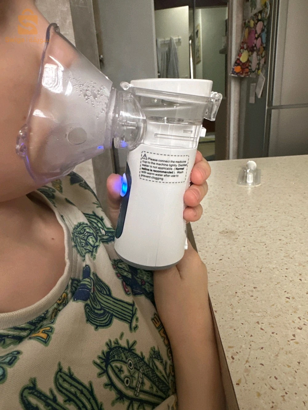 "نيبولايزر محمول بجودة عالية - Mesh Nebulizer للبالغين والأطفال"