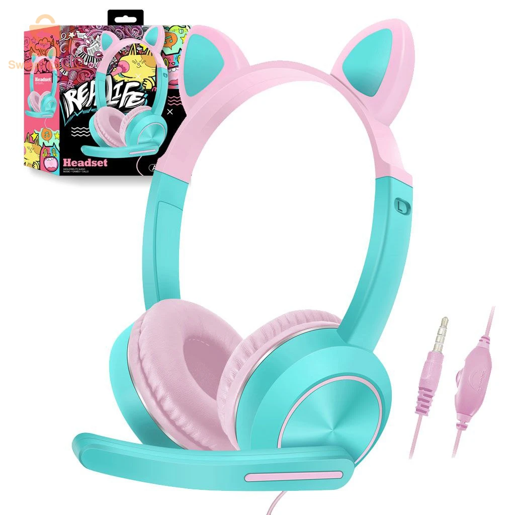 Casque Oreilles de chat Bluetooth