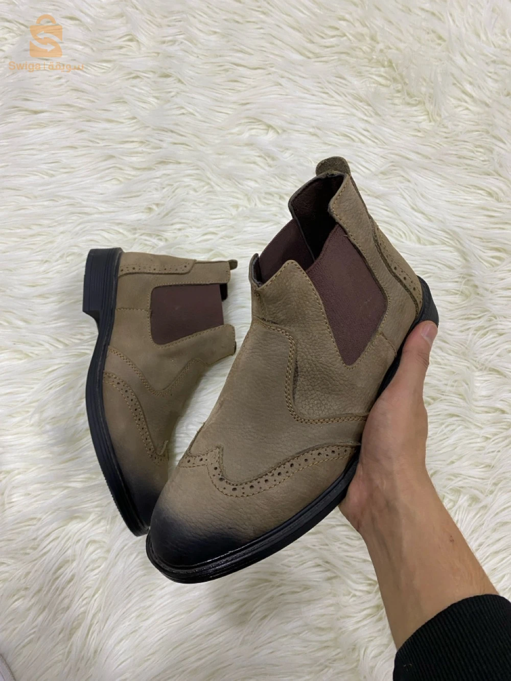 بوتس شتاء طبي  جلد حقيقي للطلب اتصل على الرقم 0665665310