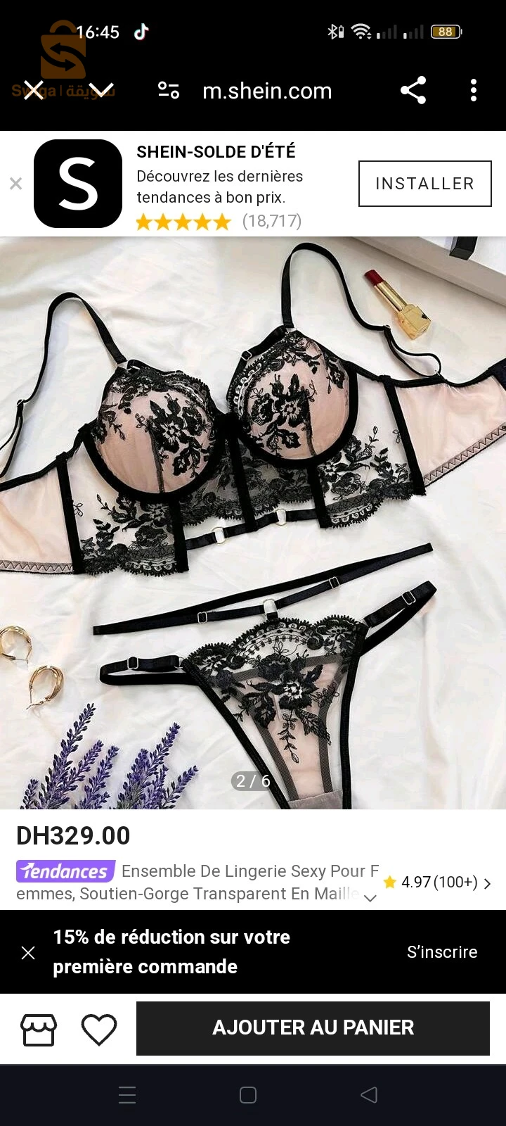 lingerie femme