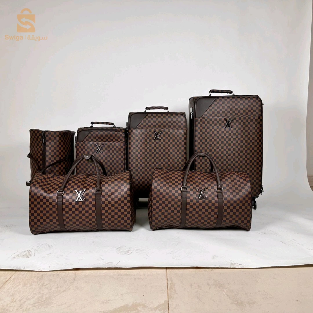 Pack de Valise 6Pcs de Haute Qualité Motif LV