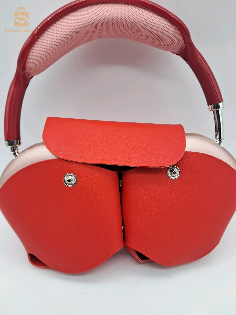 Casque Bleutooth AiR pods maxAvec pochette كاسك بلوتوتوت اير بودس