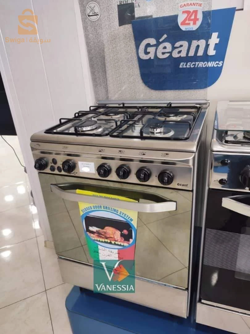 Cuisinière marque géant italiano inox ventiler