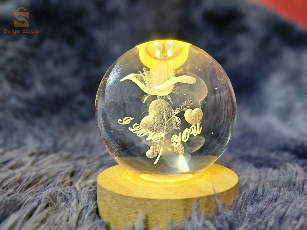 ? Veilleuse Boule de Cristal USB – ضوي لياليك بلمسة سحرية ودفء! ?