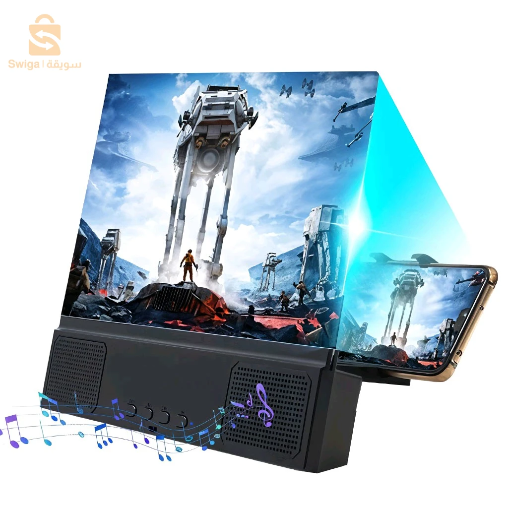 Amplificateur d’écran de téléphone HD 3D avec haut-parleur