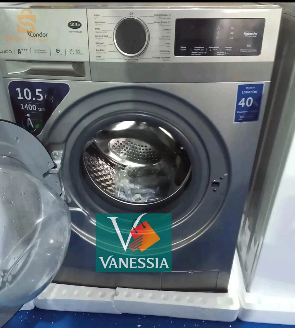 Machine à laver Condor Luca inverter 10,5kg automatique