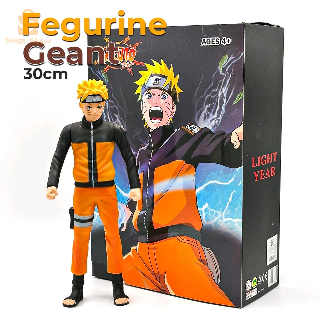Figurine Géante Naruto 30 cm en PVC Le Héros de Konoha à Collectionner