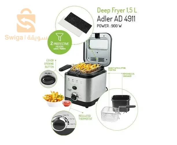 Friteuse Profonde 1,5 L Adler- AD 4911