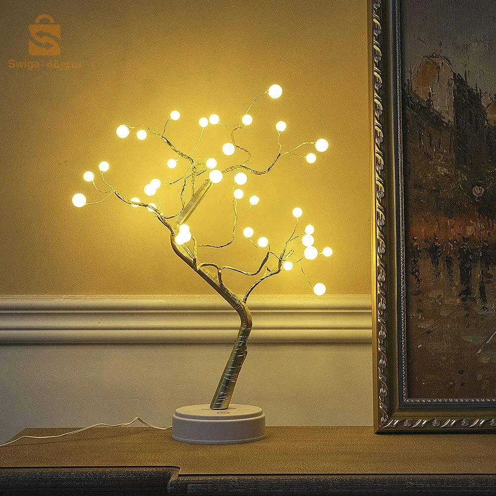 lampe de Table Arbre lumineux style bonsaï