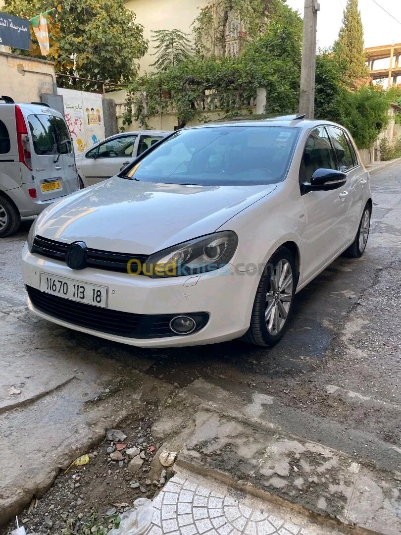 golf 6 TDi 105cv fiha raccord aile arrière w demie pare-choc arrière a froid sgira fi capot voiture très bien entretenu ndifa bazaf
