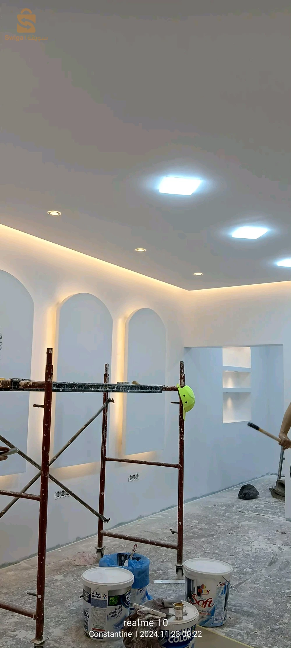 décoration placoplâtre/électricité bâtiment